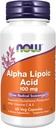 MAINTENANT Aliments suppléments, acide alpha lipoïque 100 mg avec vitamines C et E, scavenger radical libre*, 60 gélules