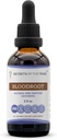 Secrets de l'extrait sans alcool de la racine de sang de la tribu d'élevage responsable (Sanguinaria Canadensis) Supplément de teinture de racine séchée (2 FL OZ)