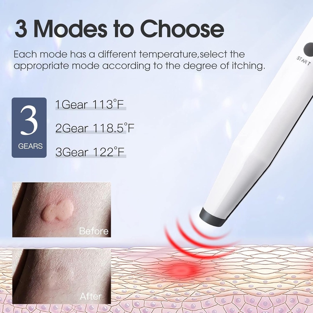 Relief des piqûres et des piqûres d'insectes, Guérisseur des piqûres d'insectes pour le traitement chimique des piqûres et des piqûres d'insectes, procure un soulagement naturel des démangeaisons et des gonflements, pour les piqûres de moustiques