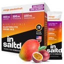 InsalTDTM Packs de poudre sans électrolytes de sucre sans afteraste de Stevia Packs d'hydratation haute puissance de Keto boissons électrolytes de choix Mélange de boissons à jeun intermittente de 28 Pack (Mango Passionfruit)