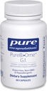 Encapsulations pures PureBi•Ome G.I.-C. Mélange probiotique multi-souches hypoallergénique pour G.I. Confort et santé