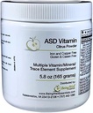 Poudre de vitamine ASD - Arôme d'agrumes - pour les enfants atteints d'un trouble du spectre autistique Supplément à plusieurs vitamines/minéraux/traces - 5,8 oz