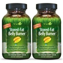 Irwin Naturals Stored-Fat Belly Burner - 72 Liquid Soft-Gels, Pack de 2 - Aide à soutenir la ventilation des graisses entreposées - 48 Total des portions