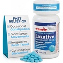 LABS TEMPORAIRE, INC. Timely - Max Laxatives - 90 comprimés de force maximale - 25 mg Sennosides Laxative - Relief de constipation occasionnelle, meilleurs laxatifs pour la constipation à action rapide