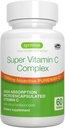 Igennus Haute Absorption Super Vitamine C, Label propre Pureway-C 1000mg, Vitamine C végétalienne avec bioflavonoïdes, 60 portions, Action 24 heures sur 24, Santé immunitaire, Énergie, Cœur et cerveau