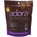 Supplément Calcium Adora, Chocolat noir Fairtrade, Paquet unique - 30 ct