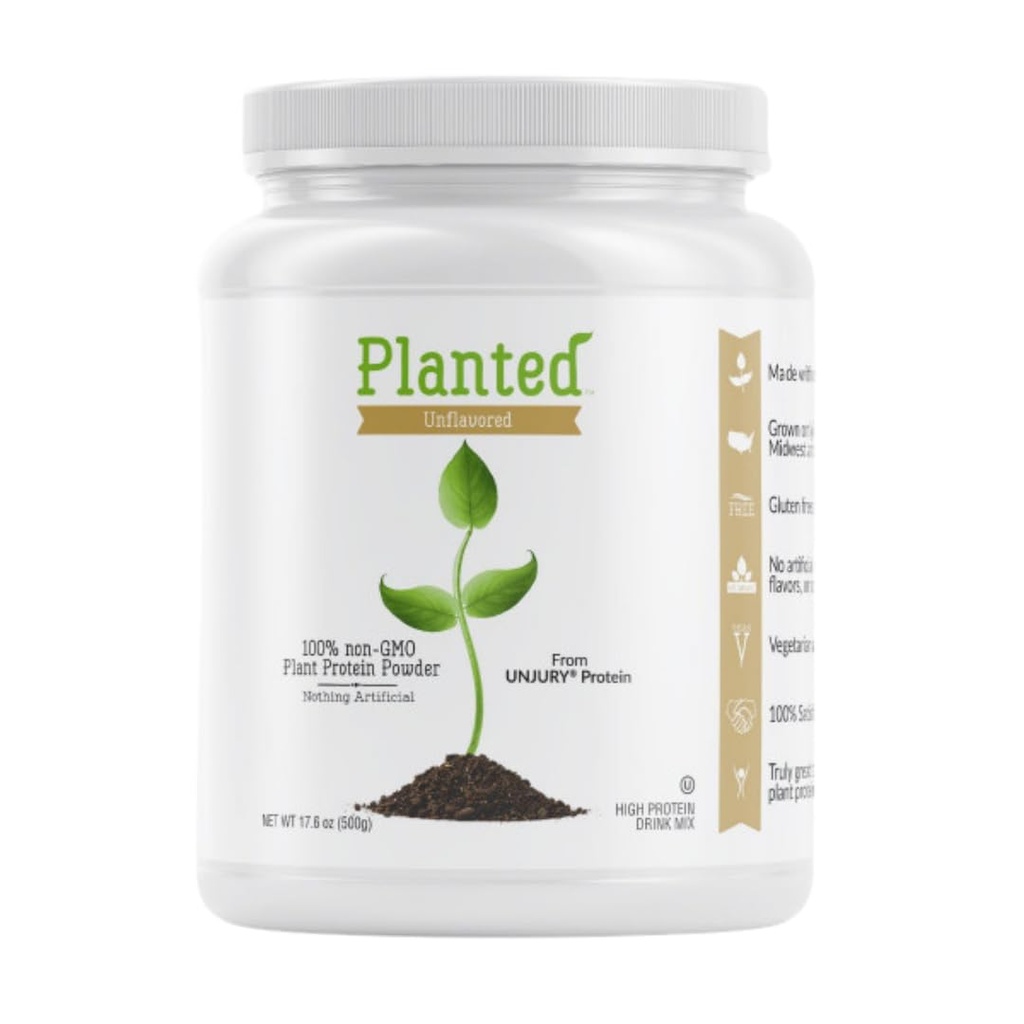 Poudre de protéines végétaliennes non blessées 20g Poudre de protéines de pois non aromatisées Faible teneur en sucre et base végétale