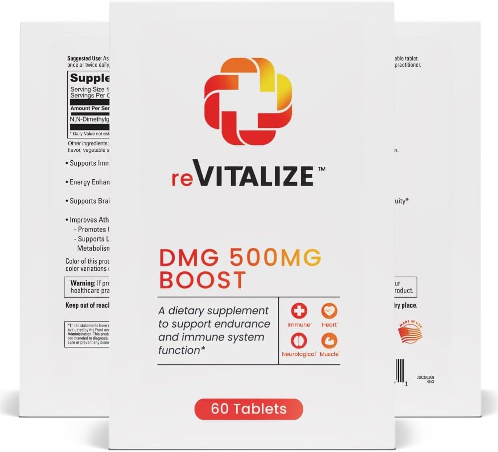 DMG Diméthylglycine 500mg Nootropic Supplement - soutient la vitalité, stimule les fonctions immunitaires, supplément de soutien au cerveau