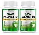 (2 Pack) Saw Palmetto Prostate Supplément pour les hommes, 3-en-1 avantages, DHT Blocker croissance des cheveux et bêta Blocker, santé urinaire, soutien de la fonction de la prostate, 2 mois d'approvisionnement