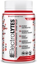 Electrolytes (100 capsules) - Comprimés d'hydratation - Pilules de remplacement d'électrolytes pour une réhydratation rapide et durable – Capsules d'électrolyte sans stimulant, Capsules de sel, Tabs de sel, Pilules d'hydratation