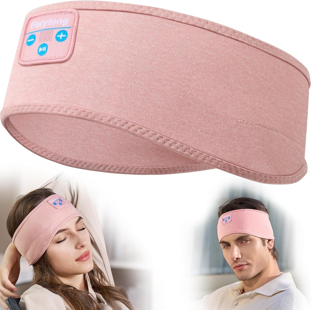 Perytong casque de sommeil - Bluetooth casque bande de sommeil sans fil bande de musique Cadeaux uniques pour hommes femmes