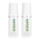 Biogele Professional Pain Relief Roll on pour le genou, le cou, la hanche, l'articulation et l'épaule, simple anti-douleur, mal au muscle, roll-on gel menthol 3 Fl Oz (paquet de 2)