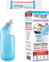 Nasopure Nasal Wash, Little Sampler Kit, “The Nicer Neti Pot” Sinus Wash Kit, Comfortable Nasal Rinse 4 Oz Bottle & 4 Salt Packets (3.75 Gr Each), Nasal Congestion, Cold, Allergy, Nasal Irrigation