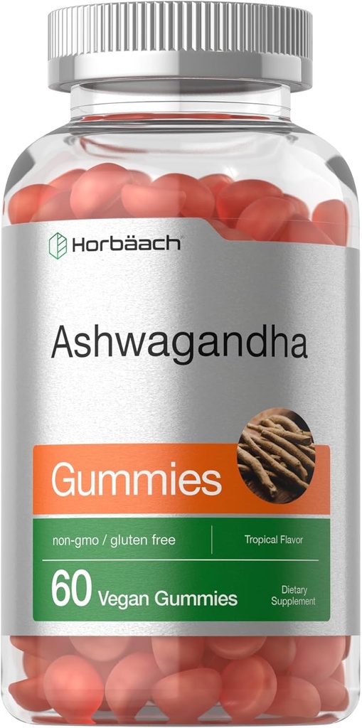 Horbäach Ashwagandha Gummies pour les femmes et les hommes