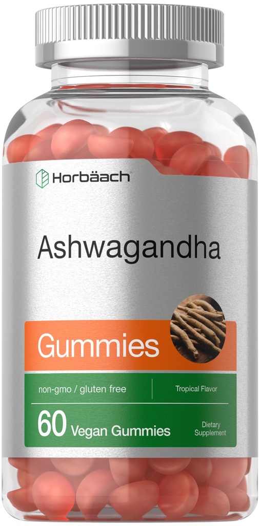 Horbäach Ashwagandha Gummies pour les femmes et les hommes