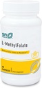 Klaire Labs SFI Health L-Methylfolate - 1000 mcg Folate Highly Bioavailable, Hypoallergenic 1000 Micrograms (1 Milligram) Metafolin L-5-MTHF (60 Capsules)