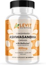 Ashwagandha biologique 600mg - 60 Compte (2-Mois) - Vegan - BioPerine pour l'absorption améliorée - Stress, humeur et bien-être