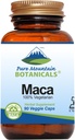 Pure Mountain Botanicals Capsules de racine de maca - Kosher Végétalienne Caps Maintenant avec 1000 mg de Macca brut biologique et supplément de racine de maca gélatinisé