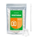 wananfu Taille 00 Capsules vides Végétarien (1000 Nombre) Bundle avec Micro Lab Spoon, Effacer Capsules Veggie Pill 00 pour faire vos propres suppléments