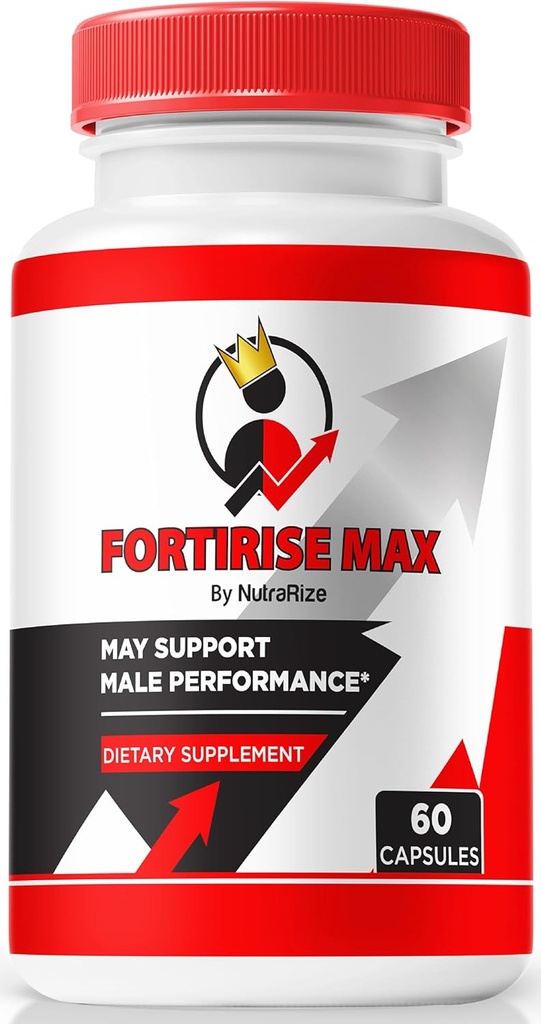 Fortirise Max, Fortirise Max officielle pour les hommes - soutient les niveaux d'énergie et d'endurance, toute la formule naturelle pour soutenir la performance et la santé globale, Fortirise Max Pills Review (60 capsules)