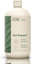 ION* Intelligence de la nature Gut Support Supplément liquide - Gouttes liquides Gut & Digestive santé, nettoyage et désintoxication avec extrait humique pour les femmes et les hommes, les adultes et les enfants 4+ - 32 fl oz (paquet de 1)
