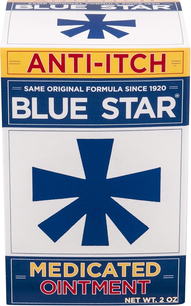 Blue Star Anti-Itch Oint médicamenté 2 oz (paquet de 3)