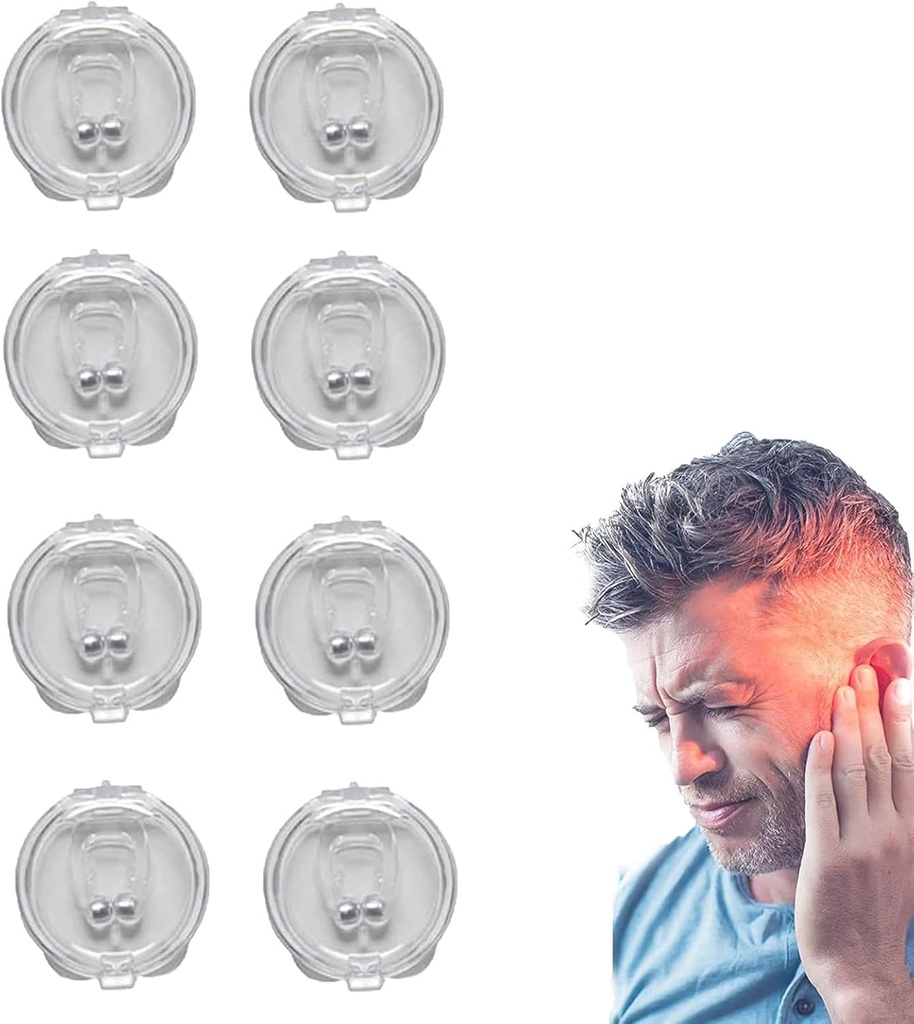 Dispositif de soulagement des acouphènes - 2 paires d'acouphènes ensemble de menottes - sonnerie d'oreilles d'arrêt