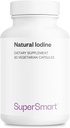 SuperSmart - Iodine naturelle 1000mg par jour (breveté et haute résistance) - Supplément d'iode de Kelp de mer pure - 650ppm d'iode