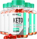 (5 Pack) Keto IQ - Official Keto IQ ACV Gummies Premium All Natural 1050mg, KetoIQ Apple Cider Vinegar Formule avancée, Keto IQ Reviews, KetoIQ Gummys ACV Support, 300 Gummies pendant 5 mois