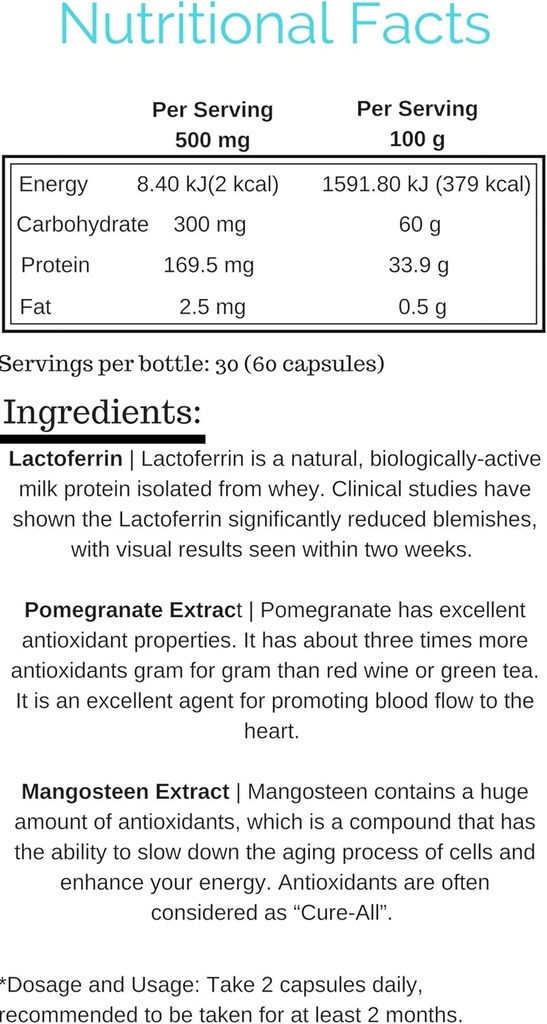 Paquet de 1 mois Praventac & Ag-Factor Réduire l'acné, le bouton, les blemishes, traiter la cicatrice (1 flacon chaque/60 gélule par flacon)