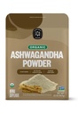 FGO poudre de racine biologique Ashwagandha, 32 oz sac en vrac refermable, non-OGM, ginseng indien, Withania Somnifera, provenant de l'Inde (paquet de 1)