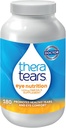TheraTears Omega 3 Supplément pour soins oculaires, 1200mg Huile de poisson et huile de lin biologique avec vitamine E, 180 Compte