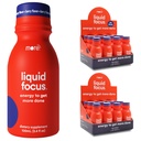 Plus Labs Liquid Focus, Nootropic Smart Drink avec des antioxydants puissants et des herbes Adaptogènes pour l'énergie et la concentration, 150mg caféine (paquet de 24)
