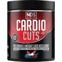Cardio Cuts NDS Nutrition 4.0 Supplément de pré-entraînement - Perte de poids avancée et formule de pré-cardio avec L-Carnitine, CLA, MCT, L-Glutamine et Huile de carthame - Bombsicle (40 portions)