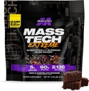 Muscletech High-Protein Mass Gainer (Triple Chocolate Brownie, 6LB) - Mass Tech Extreme 2000 Mass Gainer Protéin poudre supplément - gain de poids pour augmenter le muscle, amélioration de la récupération et de la force