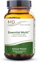 MD Prescriptives - Essential Multi (Delayed Release) - Multivitamin Mineral Complex Supplement for Enhanced Hormone Support - 120 Capsules
