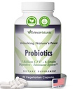 Supplément probiotique et prébiotique - 6 souches de probiotiques régénératifs intenses pour les hommes et les femmes 5 Million CFU - Bowel, Inflammation, Immunité et Soutien digestif - Supplément digestif, 90 Capsules