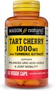 MASON NATURAL 1000mg Extrait de cerise à tart avec curcuma normalisé, Capsules d'approvisionnement de 60 jours pour le soutien joint