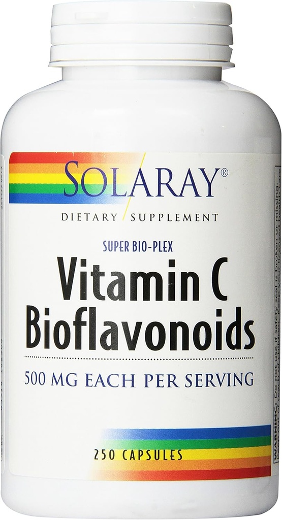 Supplément Super Bio-Plex Solaray C, 250 comtes