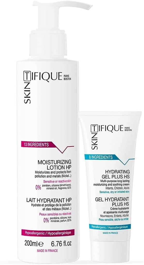 Skintifique • Eczéma visage de soulagement • Combattre la sécheresse cutanée • Restaurer La fonction barrière de la peau • EWG Rating: Faible danger