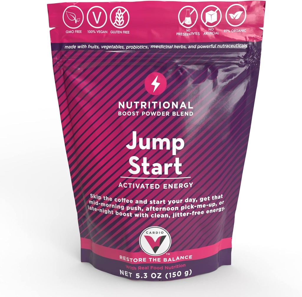 JumpStart - 30 portions de produits nutritifs emballés quotidiennement pour une énergie durable sans jitter améliore l'apprentissage · élimine le brouillard cérébral · stimule la santé et l'immunité