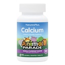 NaturesPlus Parade animale Calcium sans sucre pour enfants, Vanilla Sundae Flavor - 90 comprimés à croquer en forme d'animal - Magnésium pour la santé des os - Sans gluten - 45 portions