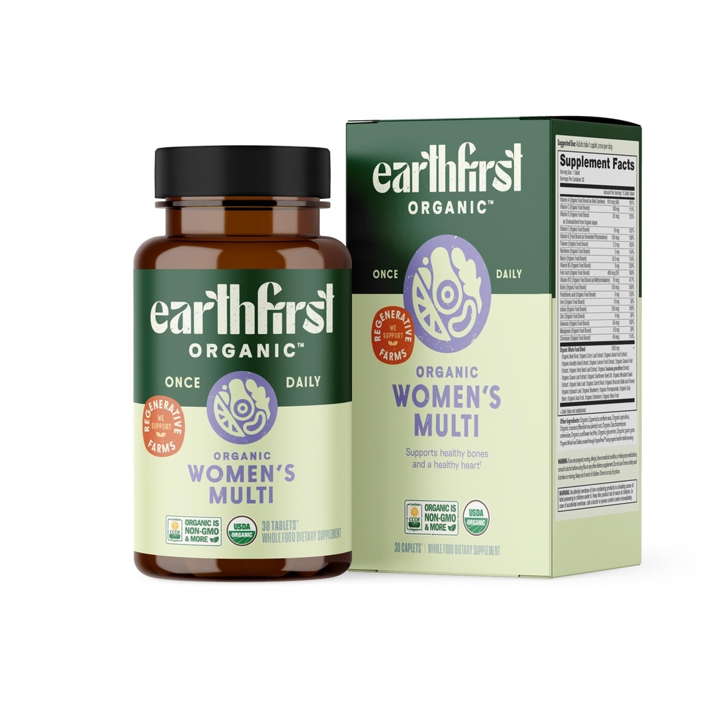 Femmes Multi une fois par jour, Multivitamines, Fer, Vitamine B12 et plus, 19 Vitamines des herbes et des superaliments, 30 Compte