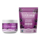 Ultima Replenisher Mélange de poudre d'électrolyte – sans sucre – raisin, 30 boîtes de service et 20 sacs à bâton – 6 électrolytes et minéraux – Keto Friendly, Vegan, Non-OGM