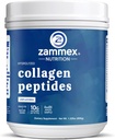 Zammax Premium Collagen Peptides Poudre non aromatisée, Hydrolysée Protéines Types I et III, Supporte les cheveux, la peau, les ongles, les articulations, le gazon, non-OGM, sans gluten, Paléo & Keto Friendly,60 portions