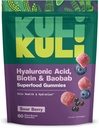 Kuli Kuli Super Gummies - Skin Supplements with Baobab, Elderberry, and Biotin - Helps Support Skin Health - 60 Non-GMO, Gluten-Free Gummies