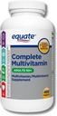Équation Adulte 50+ Un supplément multivitamine multiminéral quotidien complet, Cerveau sain*,Comparer avec Centrum Silver, 450 pilules (paquet de 10) L6