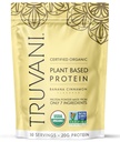 Truvani Vegan Powder Protéines de pois Banane Cinnamon 20g Protéines organiques à base de plantes 10 portions