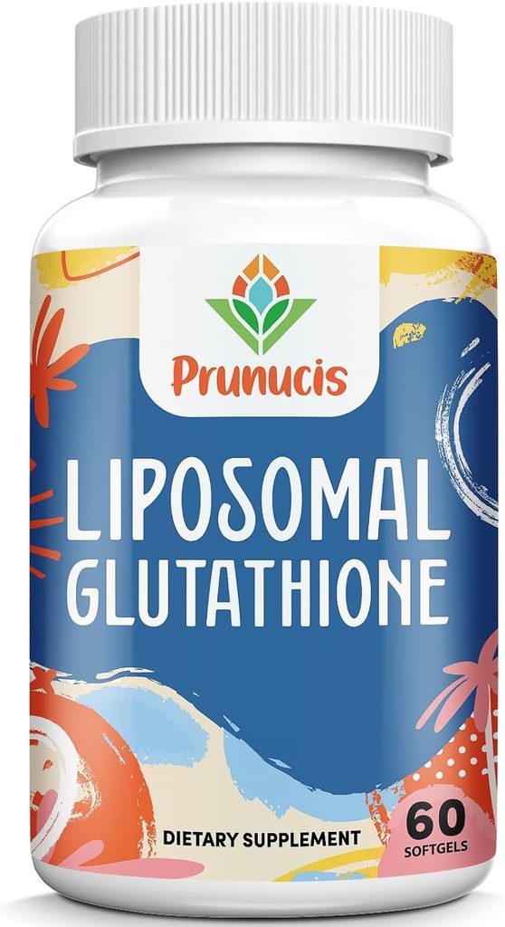 2400MG Glutathion liposomique, avec vitamine C, chardon de lait et acide alpha-lipoïque, maîtres antioxydants, L-glutathion réduit pur - système immunitaire, réparation cellulaire, énergie, absorption élevée, 60 Softgels