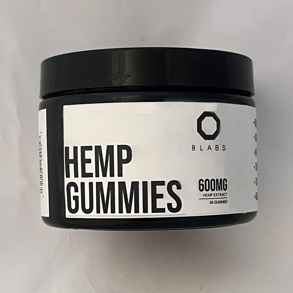 Toutes les Gommies de chanvre végétalien naturelles 600MG // NON Couleurs artificielles ou arômes // Infusion de chanvre biologique // Fabriqué aux États-Unis
